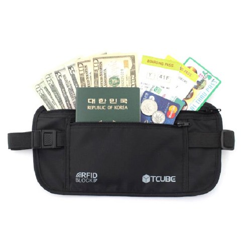 여행용 RFID 개인정보 해킹방지 ; 소매치기방지 안전복대