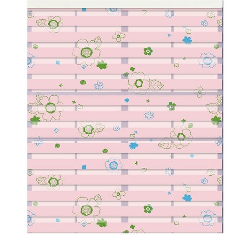 스코홈 북유럽 감성 콤비 블라인드150, 꽃잎 (핑크)