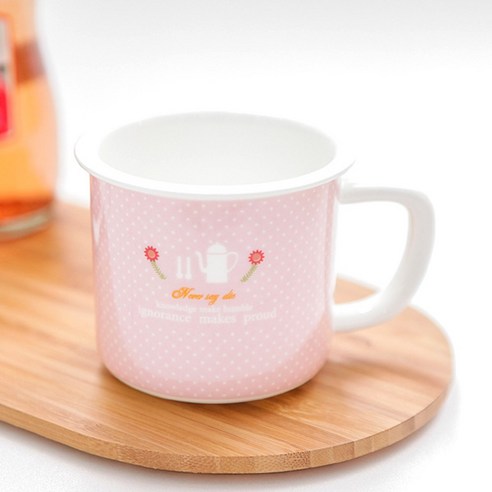 행복한마을 행복을 부르는 북유럽풍 켈리 머그컵 370ml, 핑크, 2개