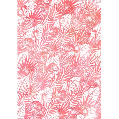 아트조이 스크래치 나이트뷰 텍스타일 화이트 285 x 405 mm, 플라밍고, 1개