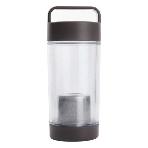 한주코리아 스마트 에코 텀블러, 브라운, 380ml