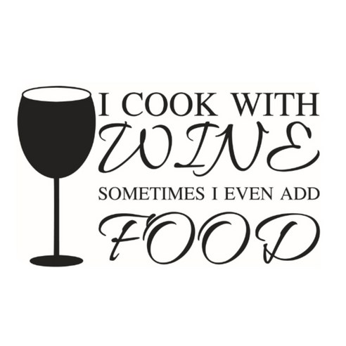 블럭마트 point wallpapaer, I COOK WITH WINE, 1개