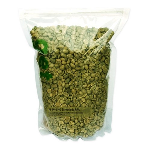 그린어쓰 파나마 SHG Esmeralda RFA, 1kg, 1개