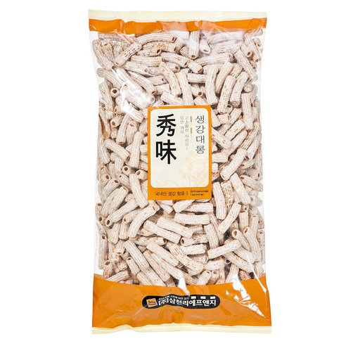 삼천리 생강대롱 과자, 1kg, 1개