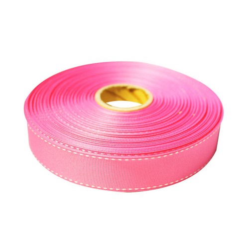금비코리아 골직스티치 리본 15mm x 45m, 꽃분홍, 1개