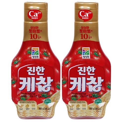 대상 청정원 진한케찹, 300g, 2개