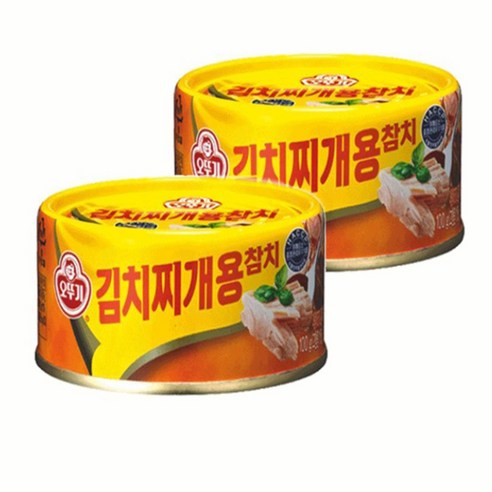 오뚜기 김치찌개용참치, 100g, 2개