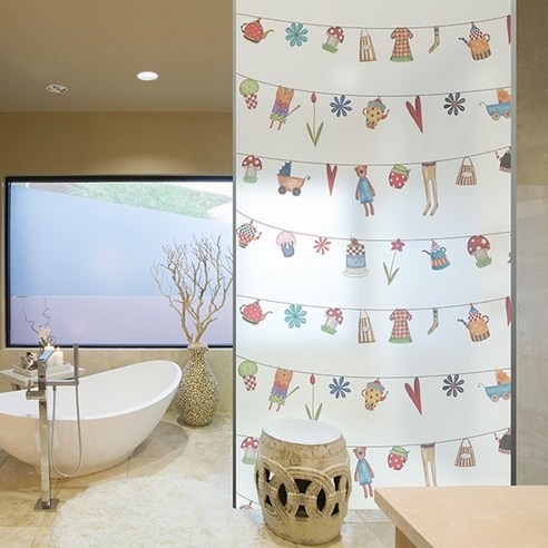 해피스 샤워윈도우 안개필름, 282, 대 (1200 x 2000 mm)