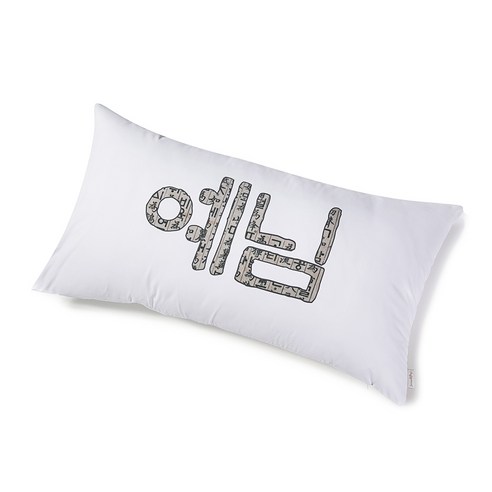 꼭지 훈민정음쿠션 등쿠션커버, 예님
