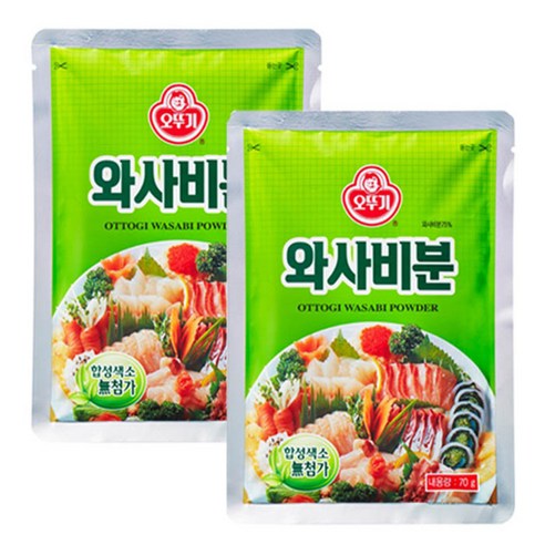 오뚜기 와사비분, 70g, 2개