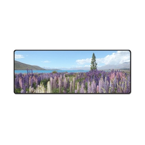 더파슬리 보테니컬 스퀘어 데스크매트 와이드사이즈 80 x 30 cm, GM77593, 1개