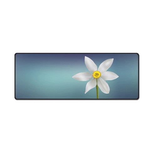더파슬리 보테니컬 스퀘어 데스크매트 와이드사이즈 80 x 30 cm, GM77585, 1개