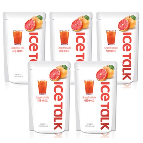 프로엠 아이스톡자몽에이드, 5개, 190ml