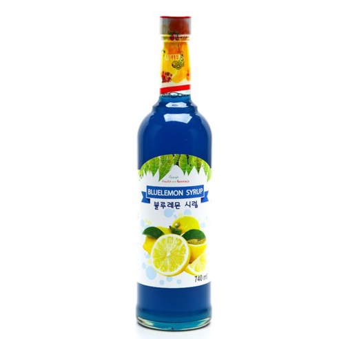 쥬피터 블루레몬 시럽, 740ml, 1개