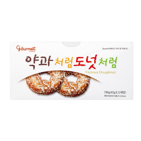 에이원식품 약과처럼 도넛처럼, 65g, 12개
