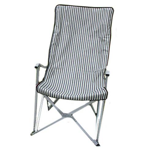 맘스아트 감성 릴렉스 캠핑체어 커버 116 x 52 cm, 스트라이프 네이비, 1개