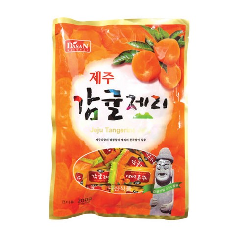 다산식품 제주감귤제리, 200g, 1개