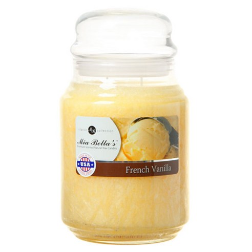 미아벨라 클래식 컬렉션 팜왁스 자캔들 라지 737g, French Vanilla, 1개