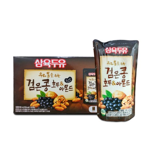 삼육두유 검은콩 호두 앤 아몬드, 195ml, 20개