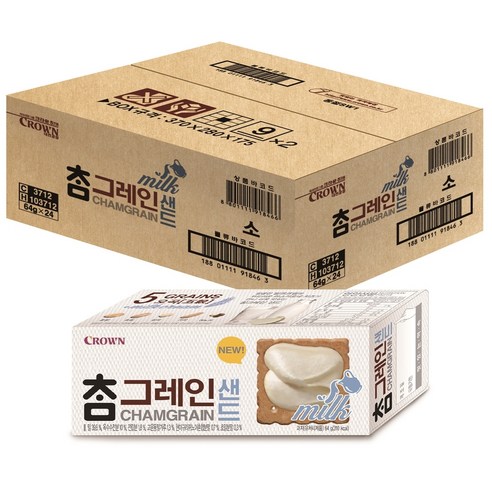 크라운 참그레인 샌드, 64g, 24개입