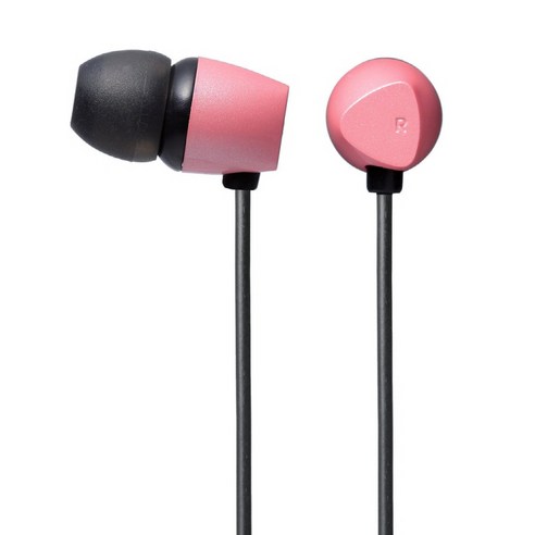 엘레컴 PINK PINK PINK 이어폰, EHP-CN200APN3, 로즈핑크