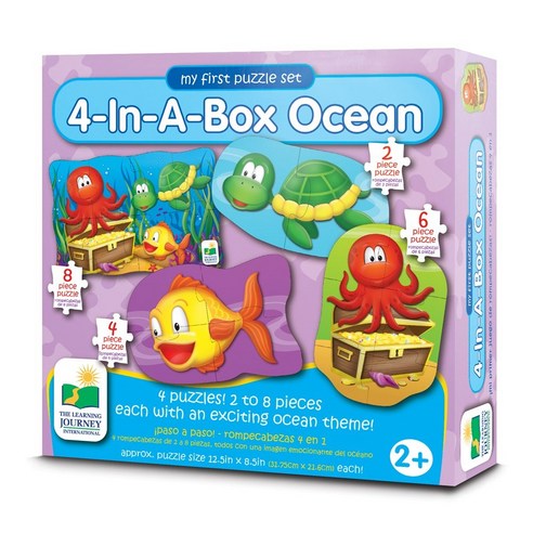 러닝저니 My first 4 - In - A - Box 퍼즐 Ocean, 1개, 20개, 20피스