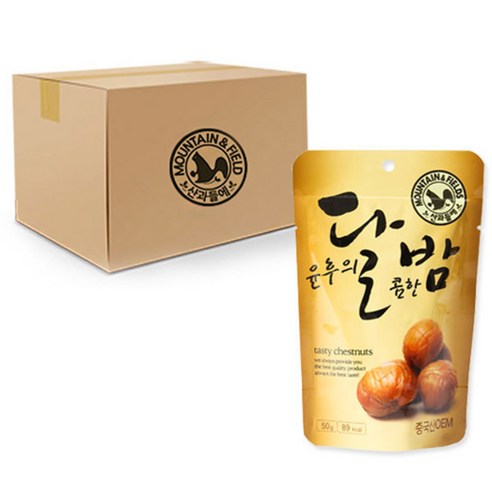 산과들에 윤후의달콤한 밤, 50g, 40개