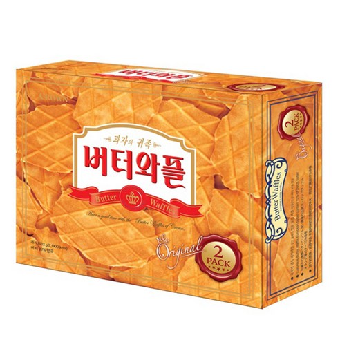 크라운 버터와플 과자, 632g, 1개