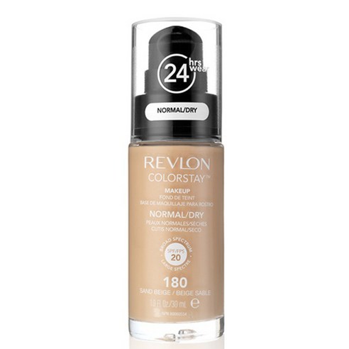 레브론 컬러스테이 메이크업 파운데이션 중건성용 30ml, 180 샌드베이지, 1개