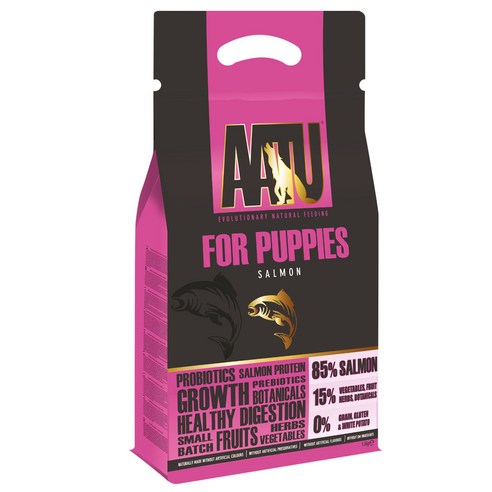 아투 AATU 연어 자견용(Puppy) 강아지 사료, 1.5kg, 1개, 생선