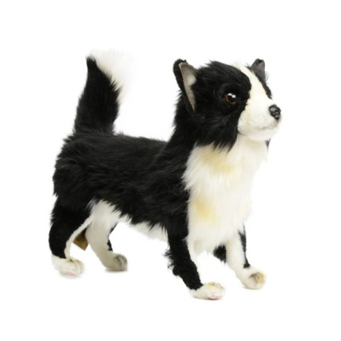 한사토이 동물인형 치와와 Chihuahua Standing, 15cm, 검정 (6505)