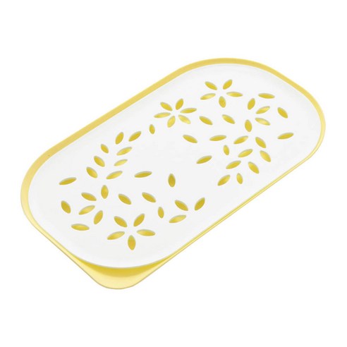 인터팝 플라워 배수쟁반, 옐로우