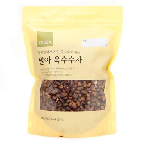 ORGA 발아 옥수수차, 500g, 1개입, 3개