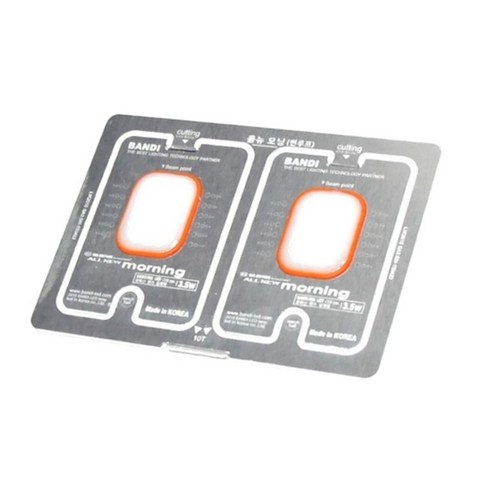 반디 기아자동차 LED 실내등 확산형 단품, 올뉴모닝 (썬룹), 1개