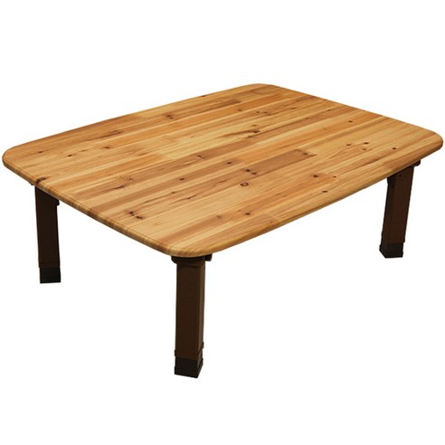 한목가구 다용도 접이식 테이블 소 6481, 삼나무원목무늬