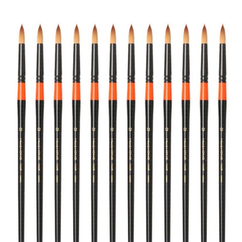 화홍 700R 수채화 환붓, 12호, 12개입