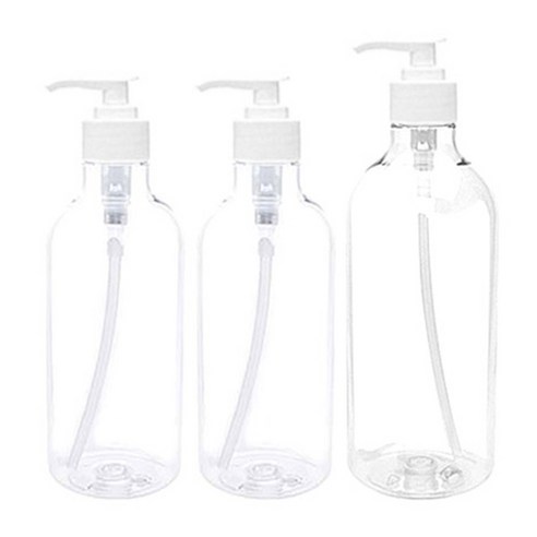 병도매닷컴 DN500 투명 2p + DN1000 투명 주방 디스펜서, 흰색, 1세트