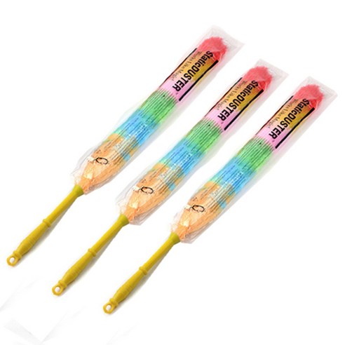리버그린 무지개 먼지 털이개 특, 옐로우, 3개