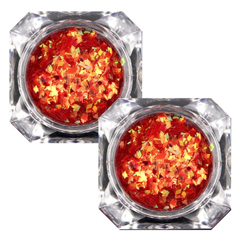 이코디 다이아몬드 네일글리터 1mm, 마젠타, 2개입