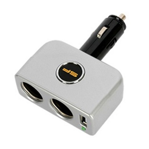 삼진 USB 다이렉트 2구 소켓 실버, 1개