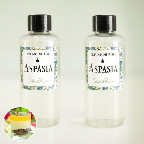 아스파시아 디퓨저 리필 오일 2p, 망고디스코, 100ml