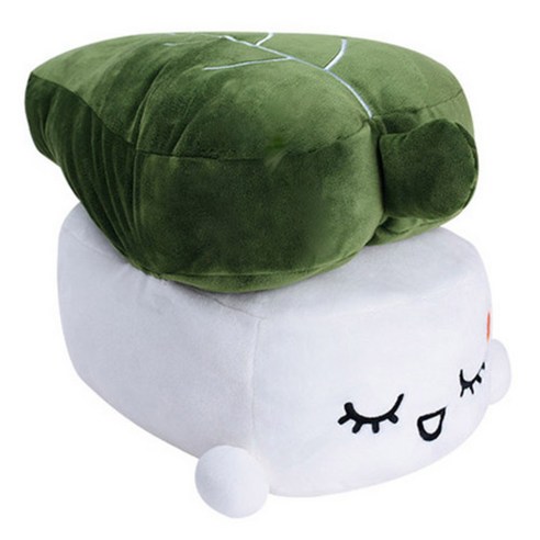 에스엔피토이월드 쵸바 봉제인형, 30cm, 깻잎양