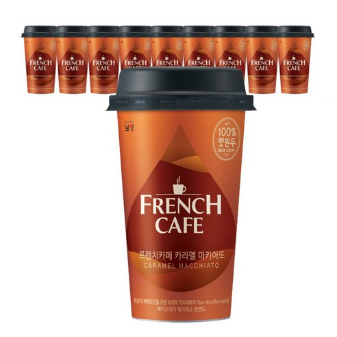 남양유업 프렌치카페 카라멜 마키아또, 220ml, 10개