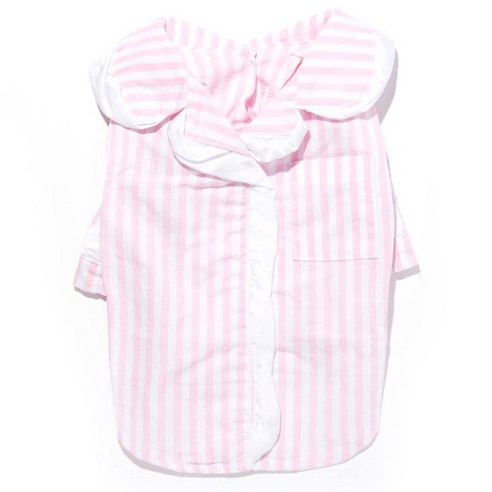 패리스힐튼 Frill Pocket Pajamas 강아지 잠옷, Pink