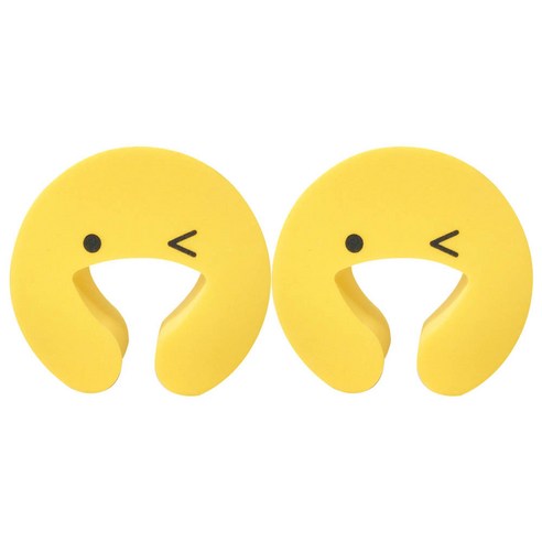 아가드 윙크 도어쿠션, 노랑, 2개
