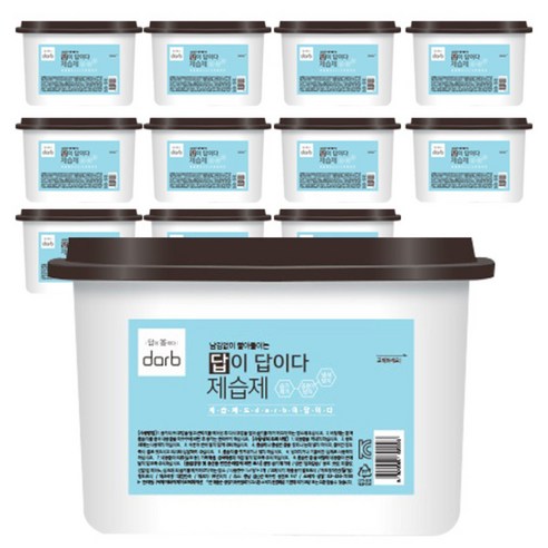 답이답이다 일반제습제 본품, 520ml, 12개