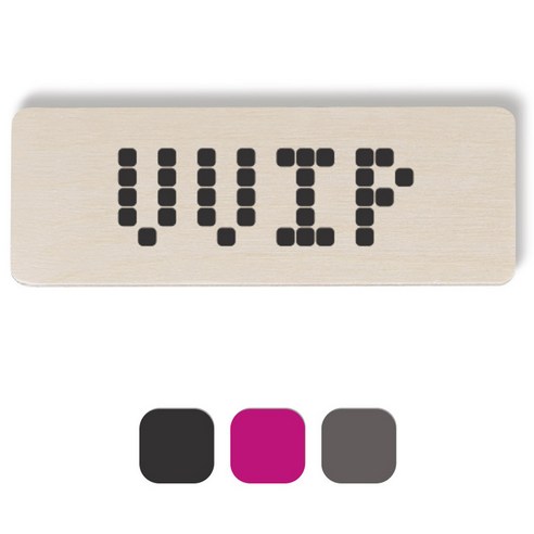 1AM 픽셀도어사인 직사각 + 5mm 픽셀 스티커 3p, 진회색, 분홍색, 연회색