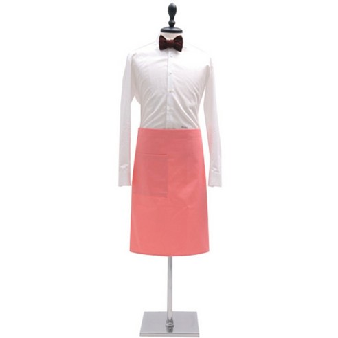 플러스원키친웨어 캐주얼 하프 앞치마, Floral PINK, 1개