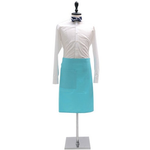 플러스원키친웨어 캐주얼 하프 앞치마, Sky BLUE, 1개