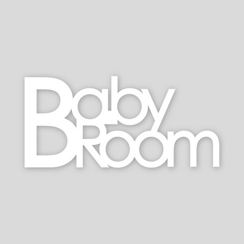 디자인신드롬 Baby room 문패/도어사인, 화이트